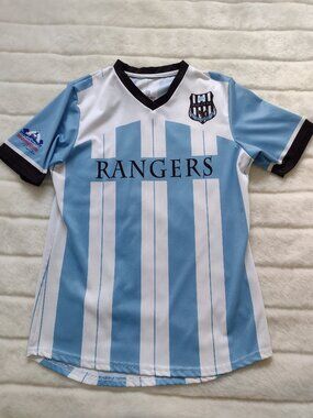 International Mens Rangers Tampa FC Soccer Jersey Medium Blue White Hillsborough